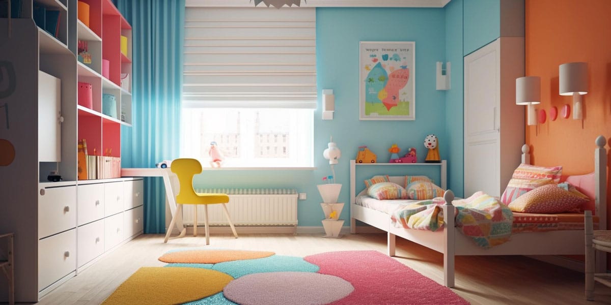 رنگ اتاق خواب کودکان